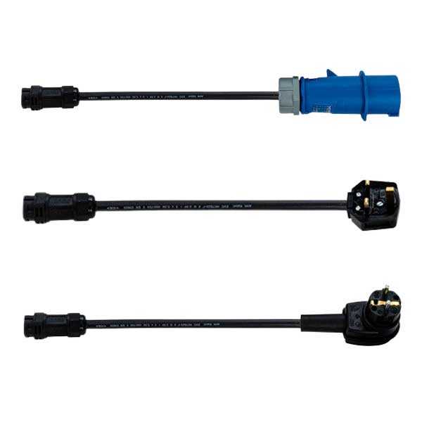 EVSE Interchangeable Power Lead Adaptors | Mode 2